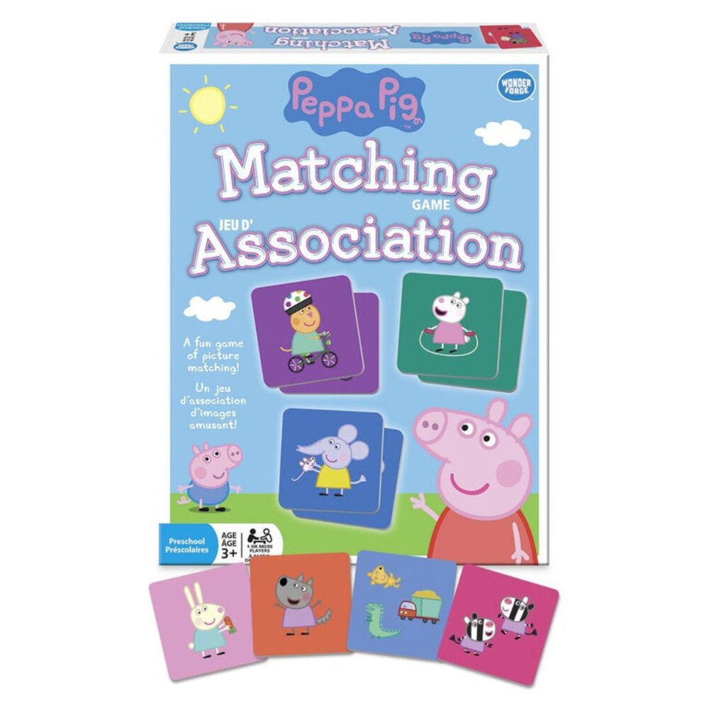 Brand New Disney  Matching Game Disney Peppa Pig For Age 3+